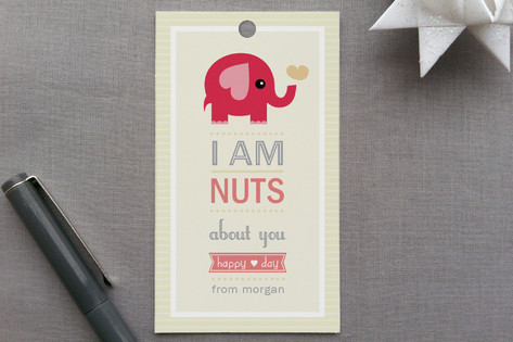 Nutty Elephant Gift Tags