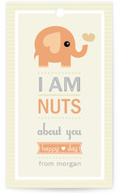 Nutty Elephant Gift Tags