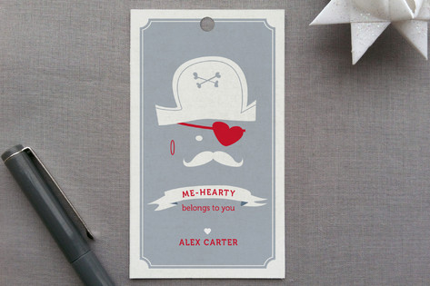Pirate Heart Gift Tags
