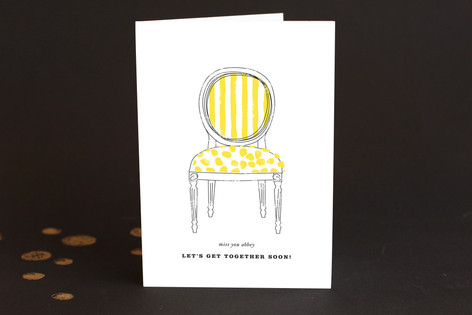 Awning Stripes Just Because Greeting Cards