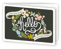 Hello Banners Just Because Greeting Cards