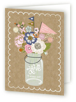 Kraft Jar Bouquet Mother's Day Greeting Cards