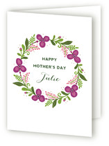 Warm Wreath Mother's Day Greeting Cards