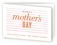Simply Striped Mother's Day Greeting Cards