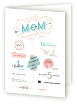 Mother's Day InfoChart Mother's Day Greeting Cards