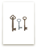 Vintage Keys Art Prints