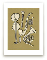 Jazz Duet #1 Art Prints