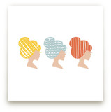 A Blonde, a Brunette, and a Redhead  Art Prints