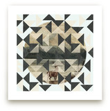 Deer Flirtation Art Prints
