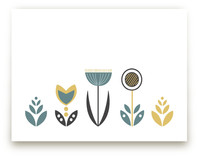 Five Flowers Art Prints