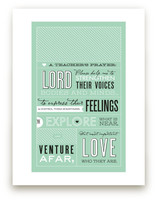 A Teacher's Prayer Art Prints