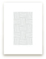 Checkered Lines Art Prints