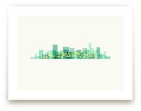 A City at Night Art Prints