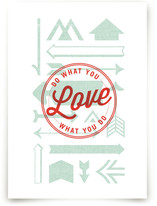 Love Crest Art Prints