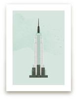 Empire State Building Flare Art Prints