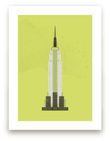 Empire State Building Flare Art Prints