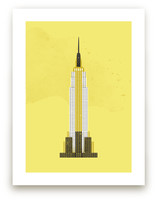 Empire State Building Flare Art Prints