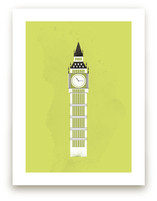 Big Ben Flare Art Prints