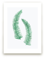 Painted Ferns Art Prints