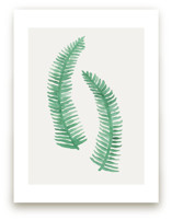 Painted Ferns Art Prints