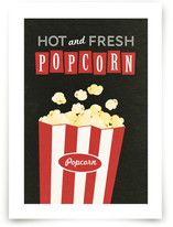 Movie Popcorn Art Prints