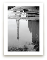 Eiffel Tower in the Rain Art Prints