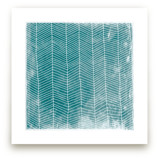 Abstract Herringbone Art Prints