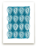 Painted Oval Pattern Art Prints