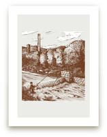 vintage fly fishing Art Prints
