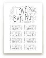 I Love Baking And Math Art Prints