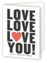 Love You! Anniversary Greeting Cards