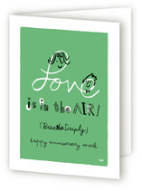 Love is in the Air Anniversary Greeting Cards