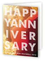 Etched Anniversary Greeting Cards