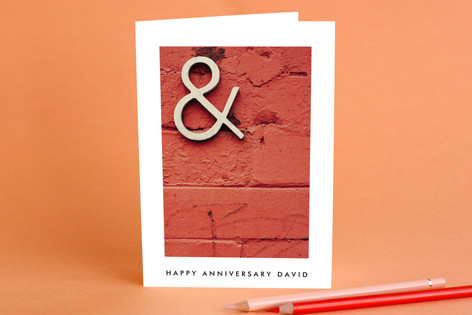 Bricks Anniversary Greeting Cards