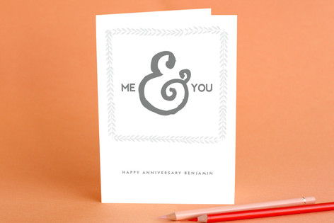 Me You Anniversary Greeting Cards