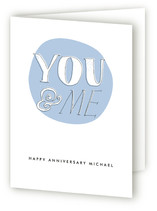 You and Me Anniversary Greeting Cards