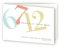 Numbers Greeting Cards