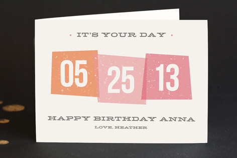 Vintage Blocks Greeting Cards