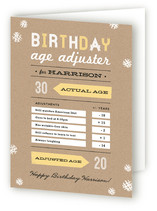 Age Adjuster Greeting Cards