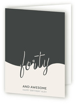 Forty and Awesome Greeting Cards