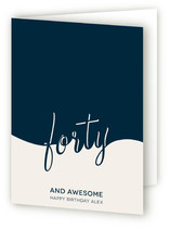 Forty and Awesome Greeting Cards