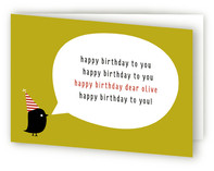Singing Birdie Greeting Cards