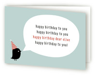 Singing Birdie Greeting Cards