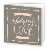 Sending Birthday Love Greeting Cards