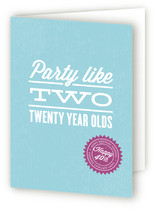 Party Hard Greeting Cards