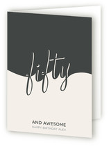 Fifty and Awesome Greeting Cards