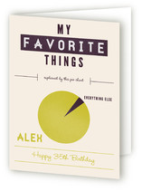 Favorite Infographic Greeting Cards