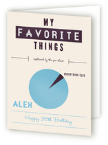 Favorite Infographic Greeting Cards