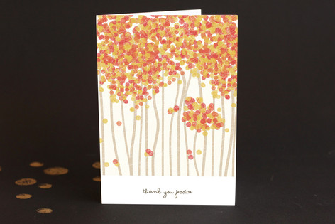 Nature's Confetti Adult Thank You Greeting Cards
