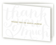 Chic Graffiti Adult Thank You Greeting Cards